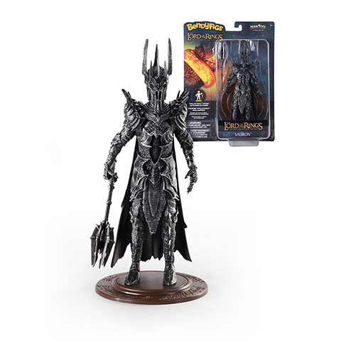 Sauron Figur aus Herr der Ringe als biegbare BendyFig von The Noble Collection.