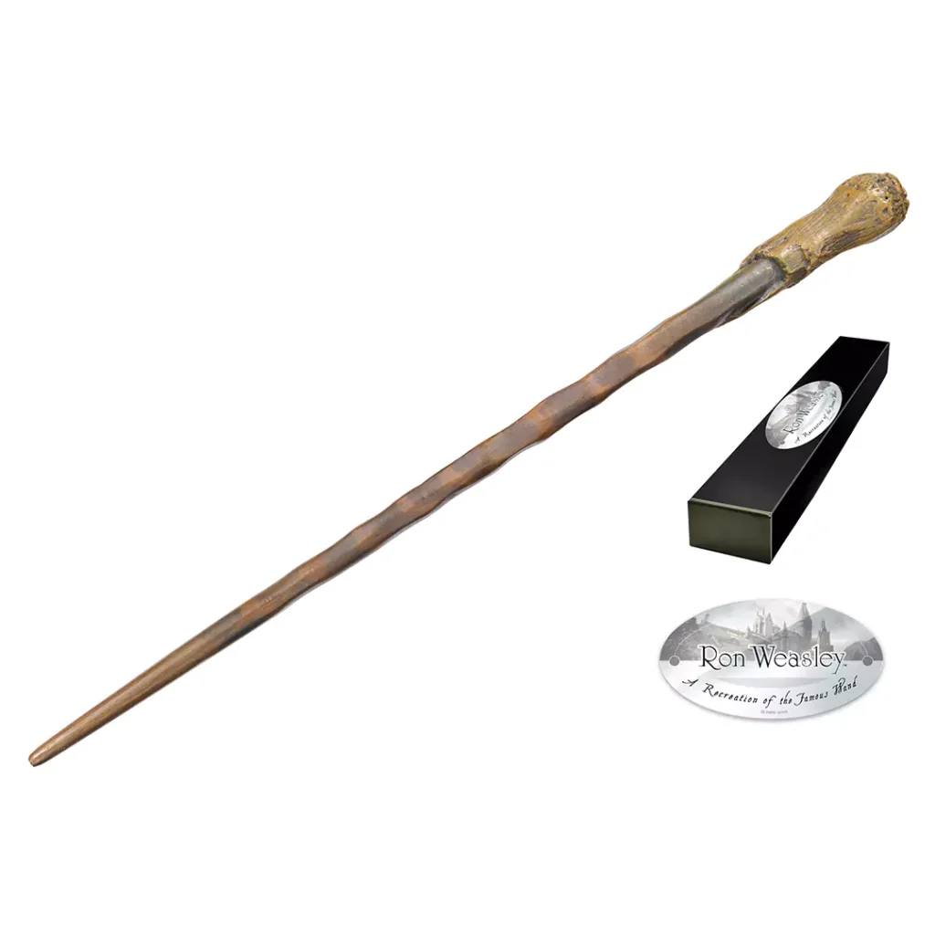 Der Zauberstab von Ron Weasley präsentiert in der Charakter-Edition.