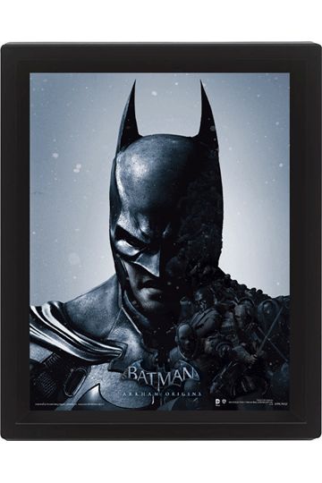 in Poster des Superhelden Batman mit einem visuellen 3D-Effekt.