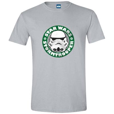 Graues Star Wars T-Shirt mit Stormtrooper-Motiv