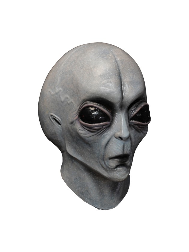Area 51 Alien Maske für Halloween und Sci-Fi Kostüme im Kostümladen Berlin.