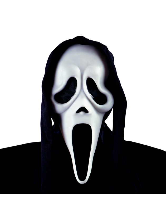 Scream Ghost Face Maske mit Kapuze – Kostümladen Berlin