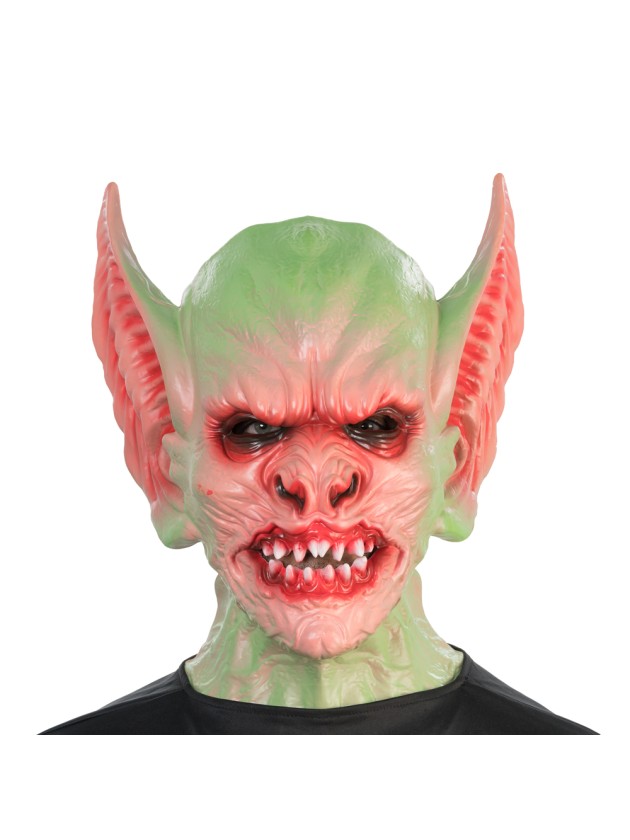 Schaumstoff-Maske grüner Kobold Goblin