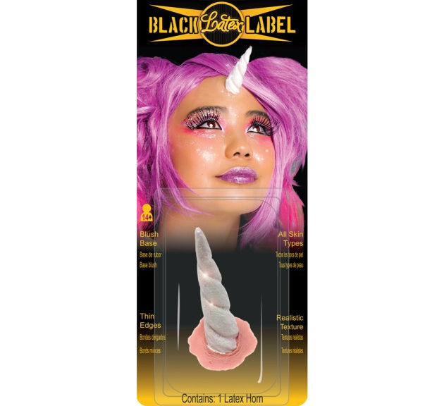 Spitzes Einhorn-Horn aus Latex zum Kaufen im Kostüm-Laden in Berlin.
