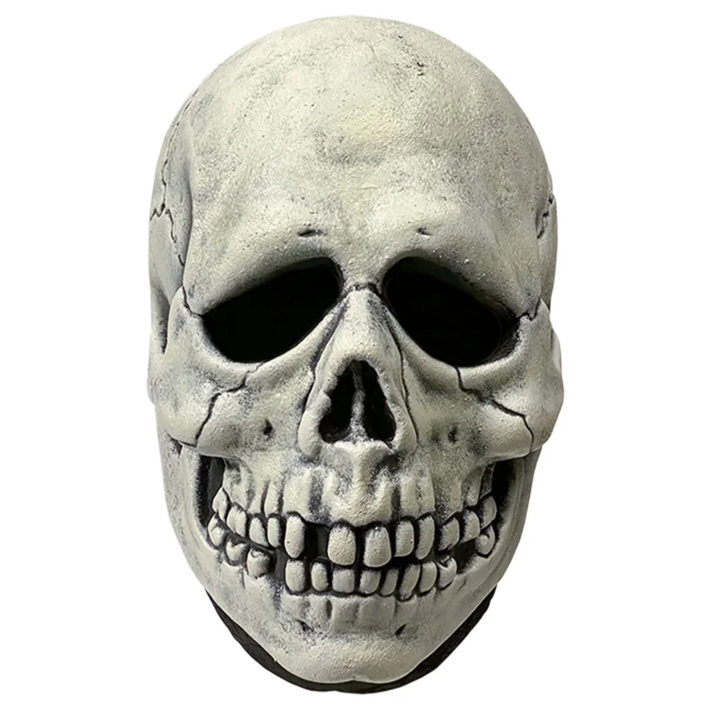 Klassische Don Post Totenkopf-Maske für Halloween.